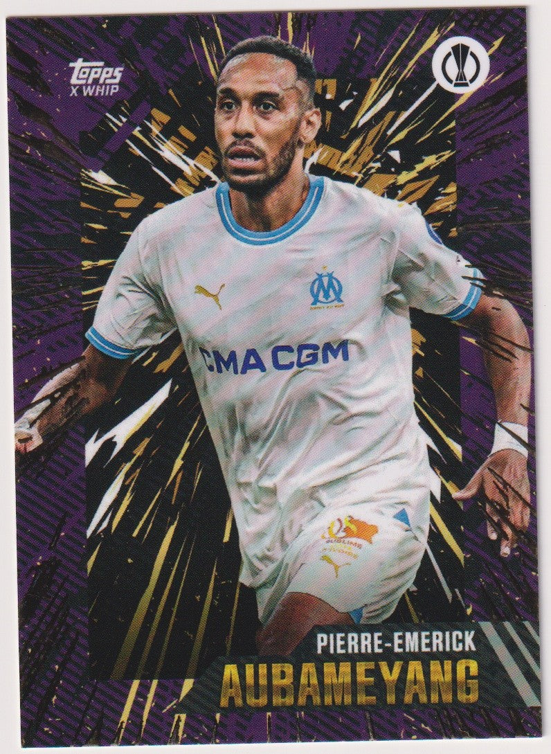 Topps Pierre-Emerick Aubameyang Olympique de Marseille UEFA Europa – Bild 1