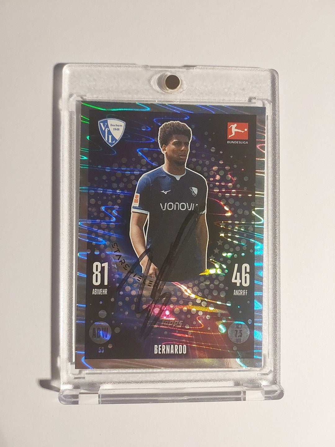 Topps 2024-25 Bernardo Vfl Bochum On Card Auto Parallel Ultra Rare Refractor – Bild 1