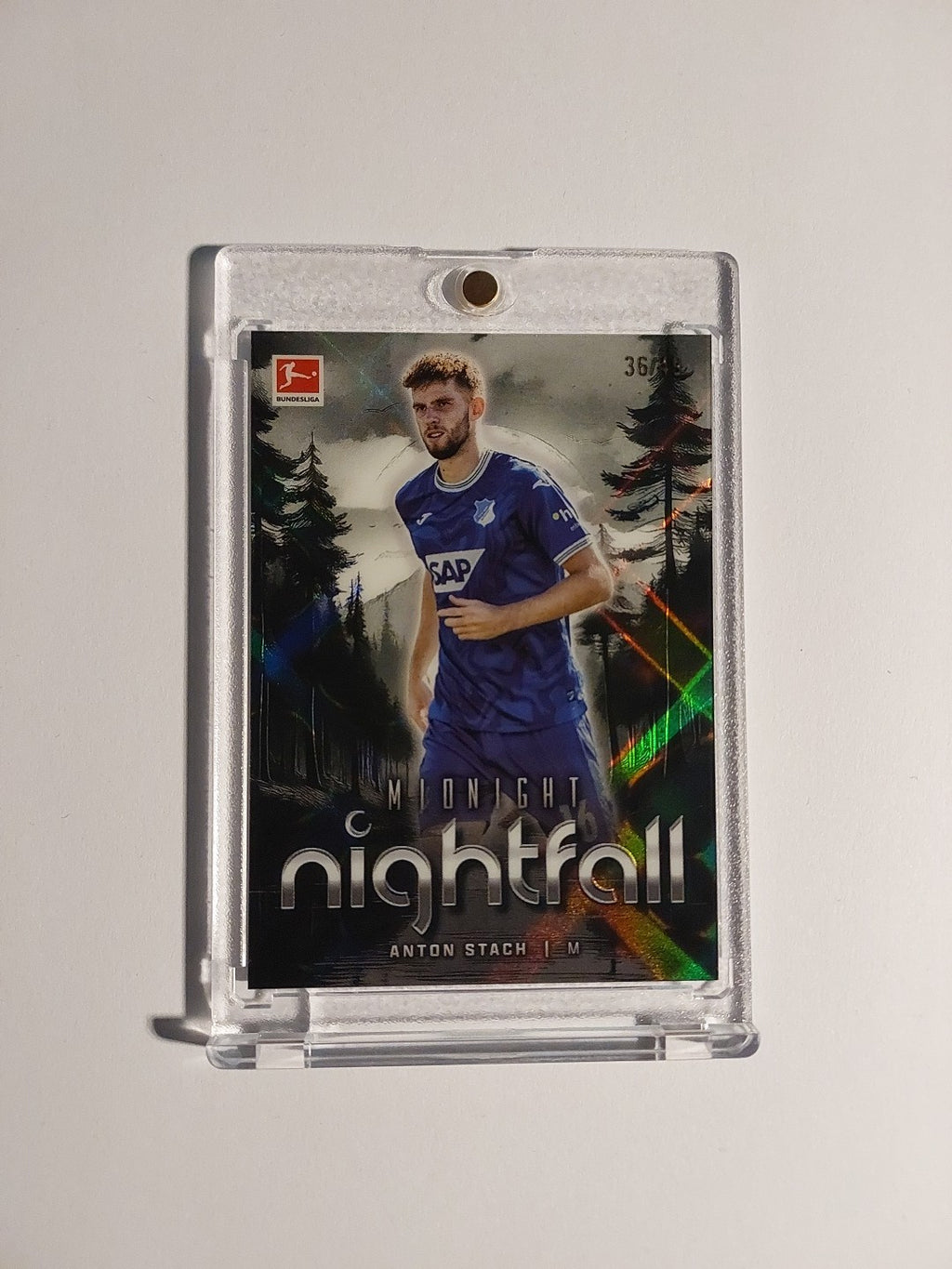 Topps Midnight Bundesliga 2024-25 Anton Stach TSG Hoffenheim Parallel 36/49 Rare – Bild 1