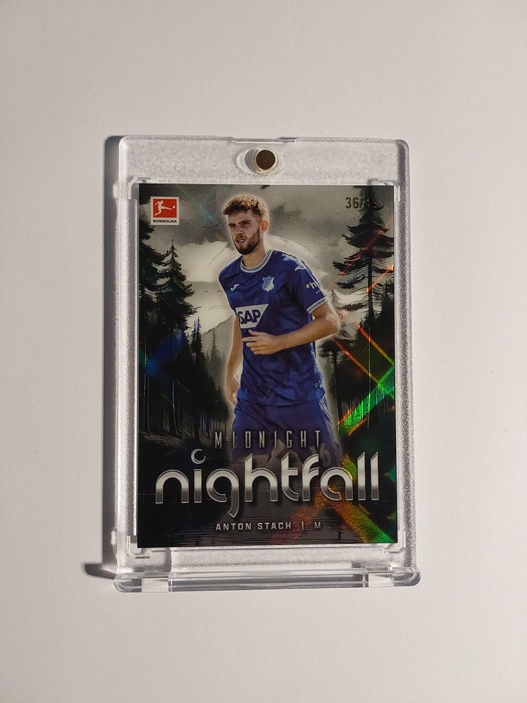 Topps Midnight Bundesliga 2024-25 Anton Stach TSG Hoffenheim Parallel 36/49 Rare – Bild 1