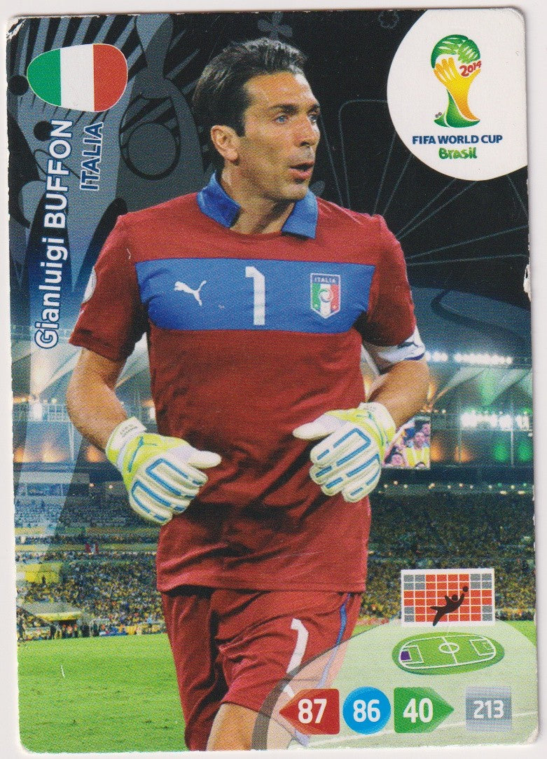 Panini World Cup 2014 Gianluigi Buffon Italien Legend Vintage Card – Bild 1