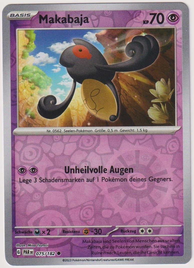 Pokemon TCG Yamask #75/182 Common (C) Reverse Holo Deutsch 2023 – Bild 1