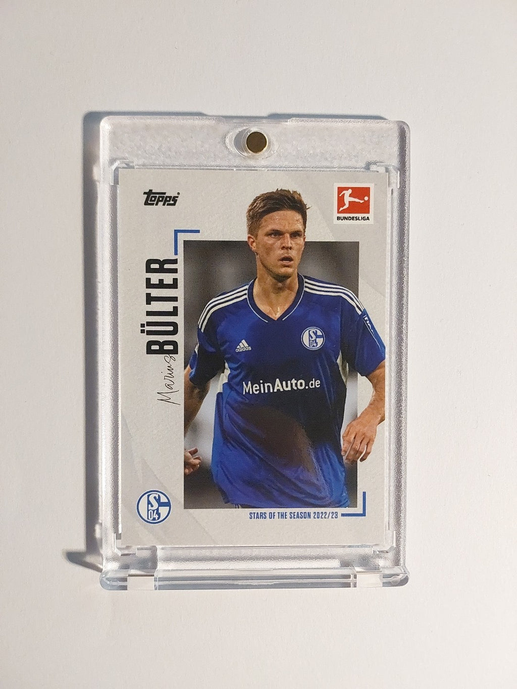 Topps Bundesliga 2022-23 Marius Bülter Schalke Parallel Insert Ultra Rare Hit – Bild 1