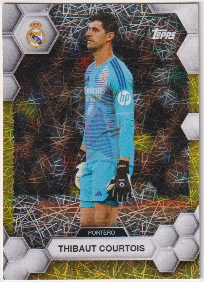 Topps 2024-25 Thibaut Courtois Real Madrid C.F. Parallel Rare – Bild 1