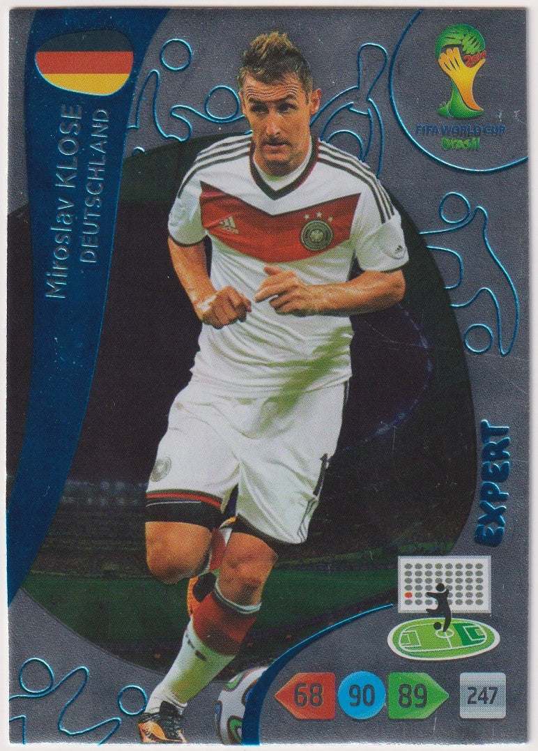 Panini Adrenalyn 2014 Miroslav Klose Deutschland FIFA World Cup Brasil Parallel – Bild 1