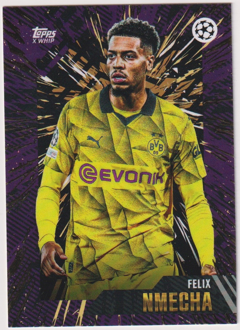 Topps Champions League Felix Nmecha Borussia Dortmund BVB 09 Parallel Rare – Bild 1