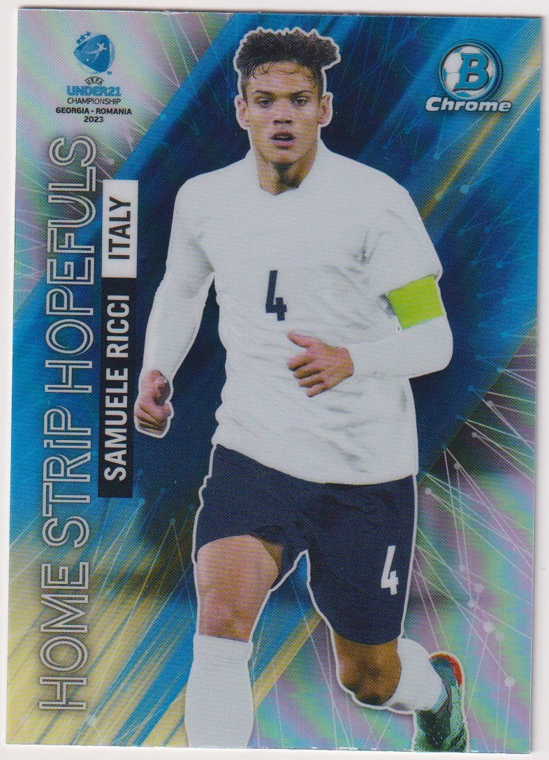 Topps Chrome 2023-24 Samuele Ricci Italien UEFA Under21 Championship Georgia - – Bild 1
