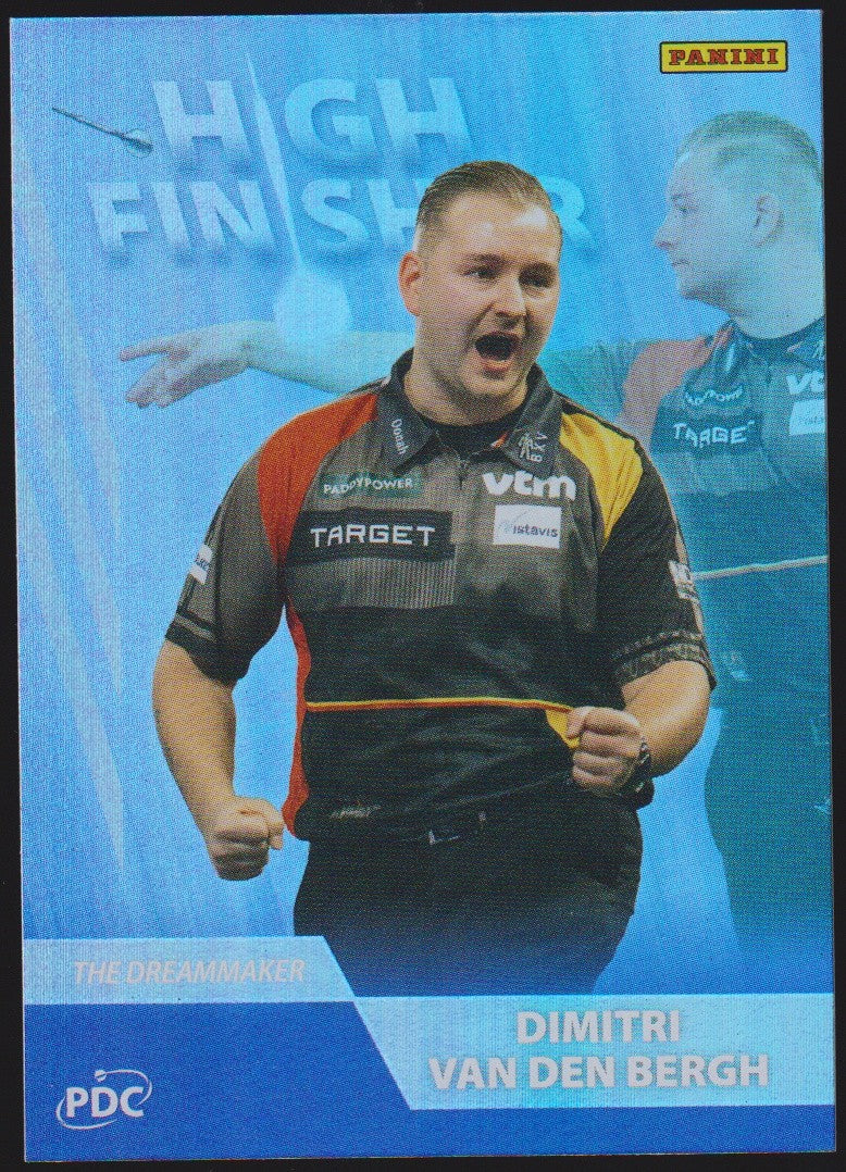 Panini PDC World Championship 2026 Dimitri Van den Bergh Refractor Parallel – Bild 1