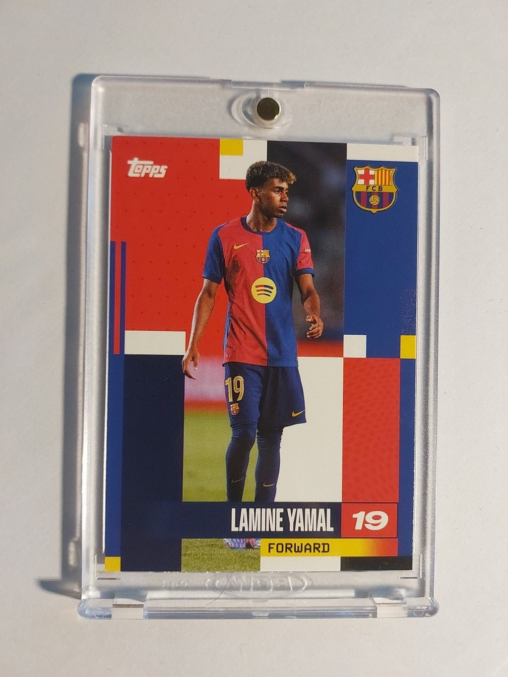 Topps FC Barcelona Team Set 2024-25 Lamine Yamal Parallel Rare Base Card Hit – Bild 1