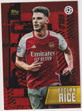 Topps Gold 2022-23 Declan Rice Arsenal UEFA Champions League Parallel Rare – Bild 1