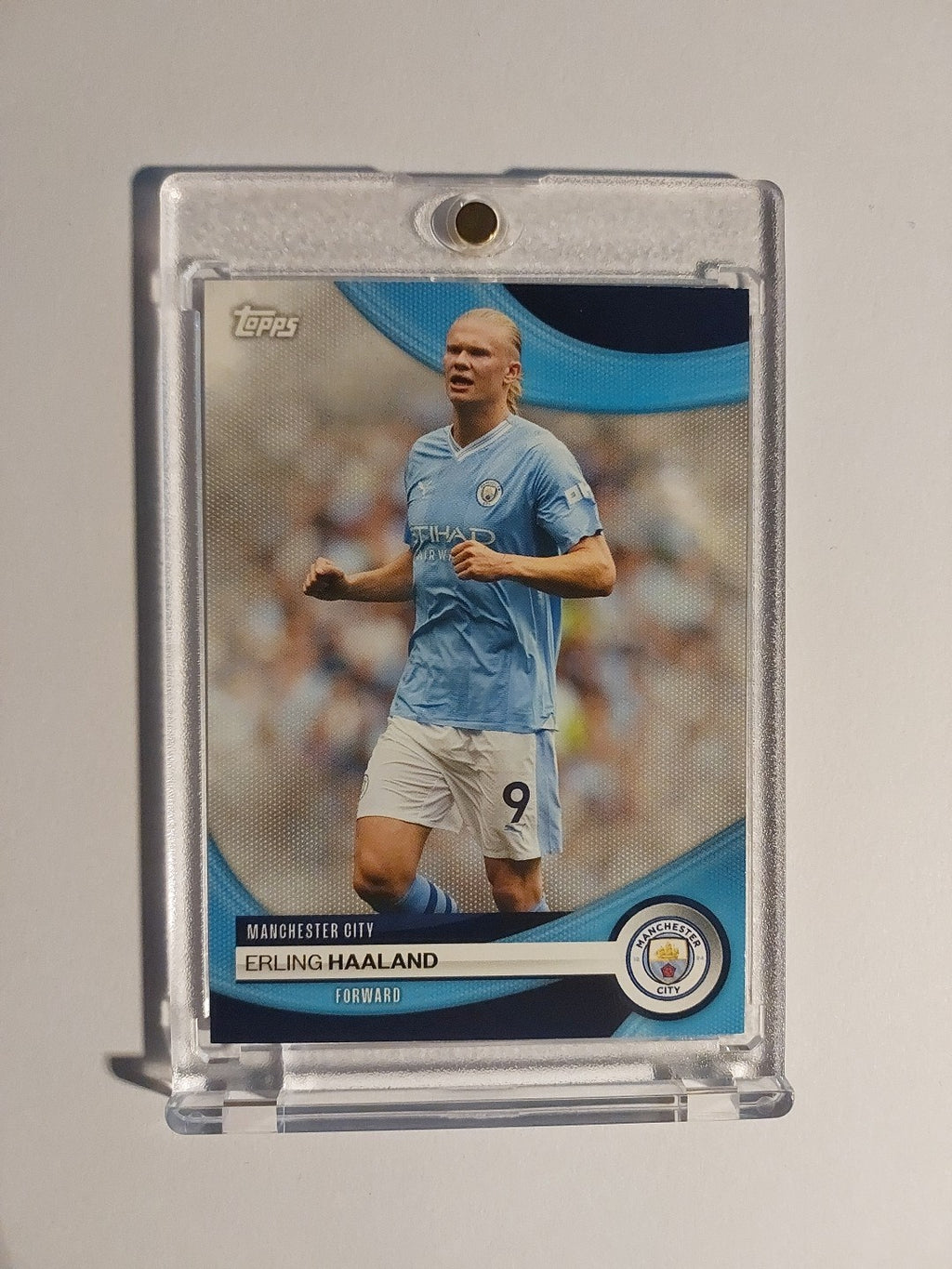 Topps Manchester City Team Set 2023-24 Erling Haaland Parallel Ultra Rare Hit – Bild 1