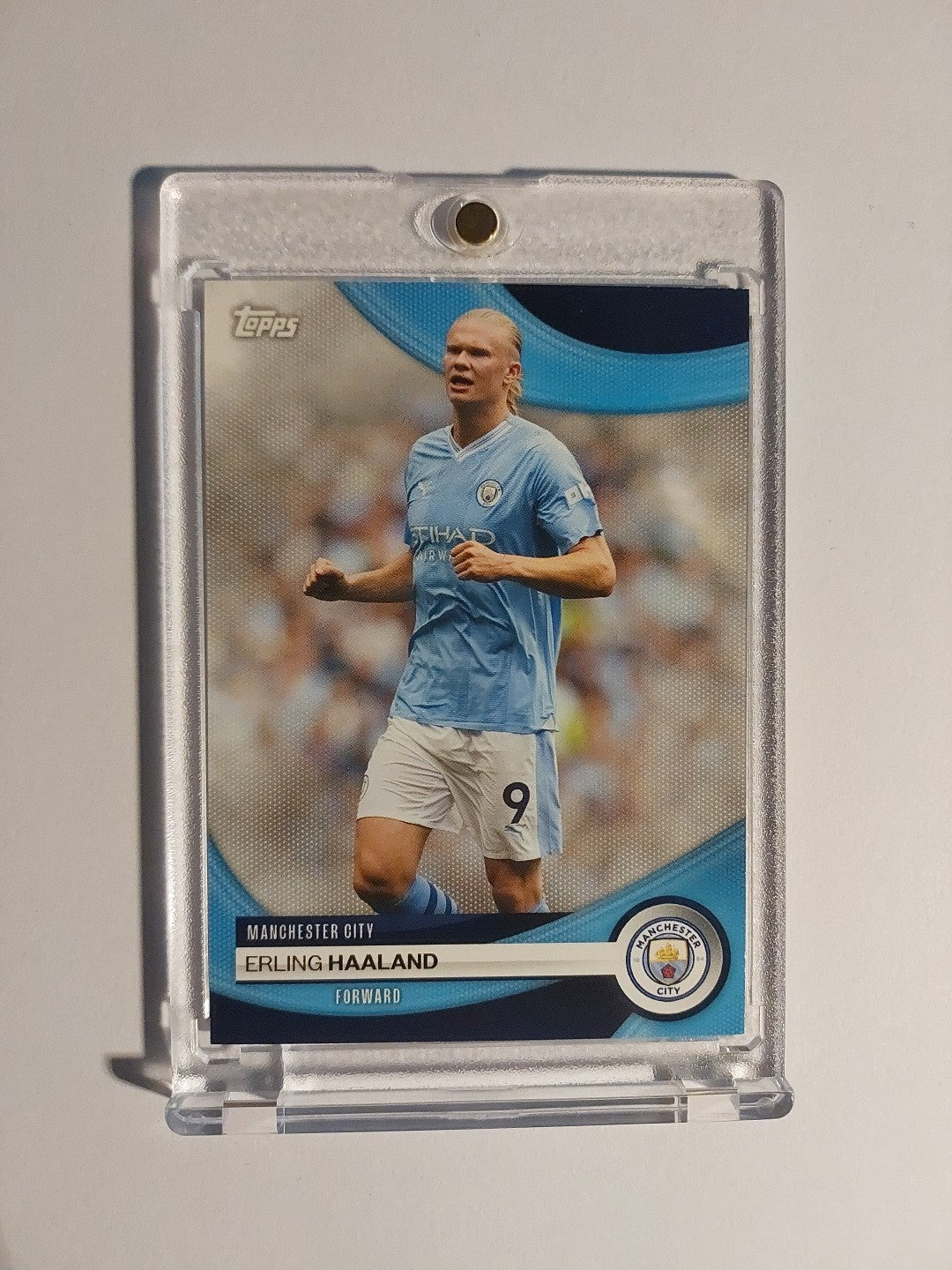 Topps Manchester City Team Set 2023-24 Erling Haaland Parallel Ultra Rare Hit – Bild 1