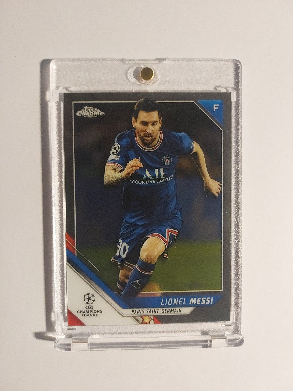 Topps UCC Chrome 2021-22 Lionel Messi Paris Saint-Germain Parallel Rare Hit – Bild 1