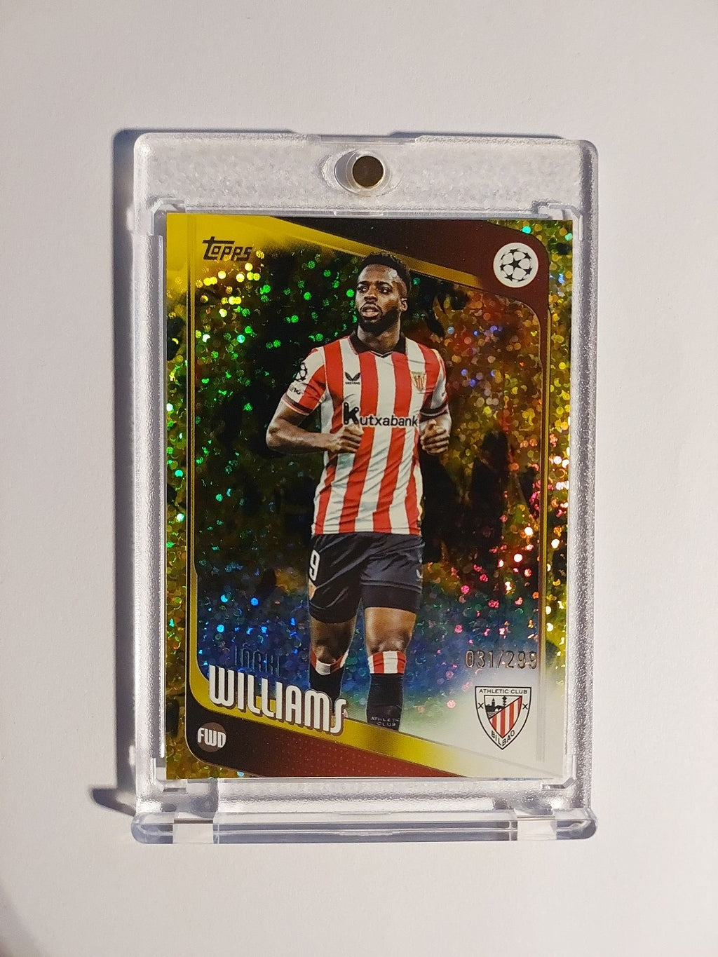 Topps UCC Flagship 2025-26 Inaki Williams Athletic Bilbao Parallel 31/299 Rare – Bild 1