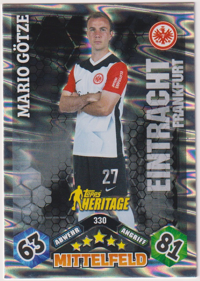 Topps Match Attax Mario Götze Eintracht Frankfurt Saison 2024/25 Parallel Rare – Bild 1