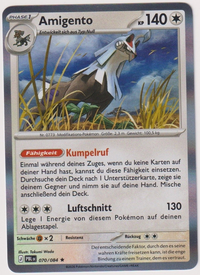 Pokemon TCG Silvally #70/084 Rare (R) Holo Deutsch 2026 – Bild 1