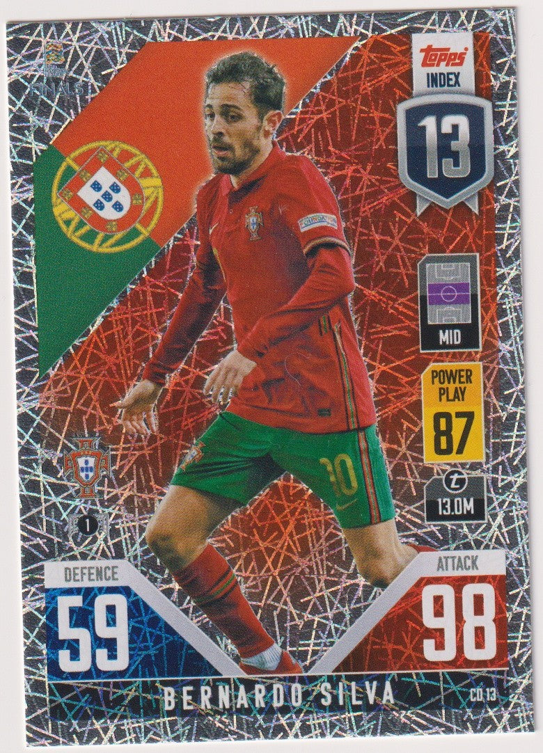 Topps 2023-24 Bernardo Silva Portugal Match Attax 101 - The Road to Finals – Bild 1