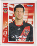 Topps Fußball Bundesliga 2007-08 Michael Ballack Printed Auto Bayer Leverkusen – Bild 1