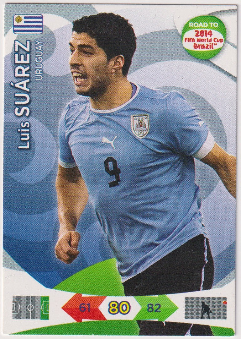 Panini Adrenalyn XL Official Trading Card Game 2013-14 Luis Suárez Uruguay – Bild 1