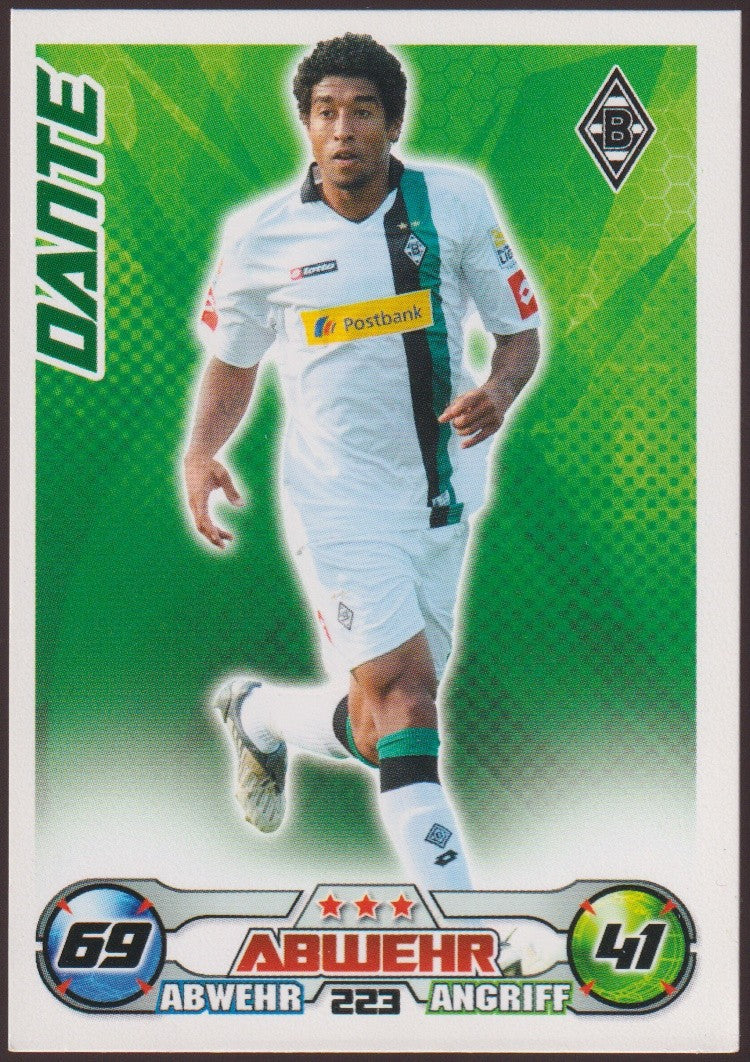 Topps Match Attax Dante Borussia Mönchengladbach Bundesliga Parallel Rare – Bild 1