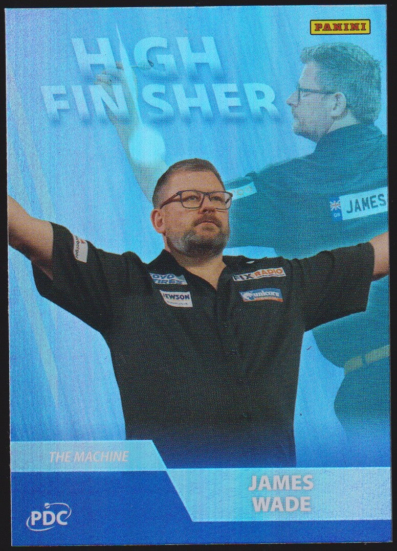 Panini PDC World Championship 2026 James Wade "The Machine" Refractor Parallel – Bild 1