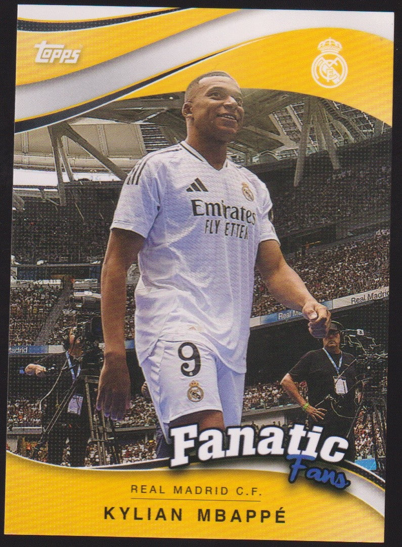 Topps Fanatic Fans 2023-24 Kylian Mbappé Real Madrid C.F. - Parallel Rare – Bild 1