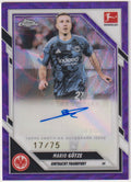 Topps 2025-26 Mario Götze Auto Eintracht Frankfurt Parallel 17/75 Refractor – Bild 1