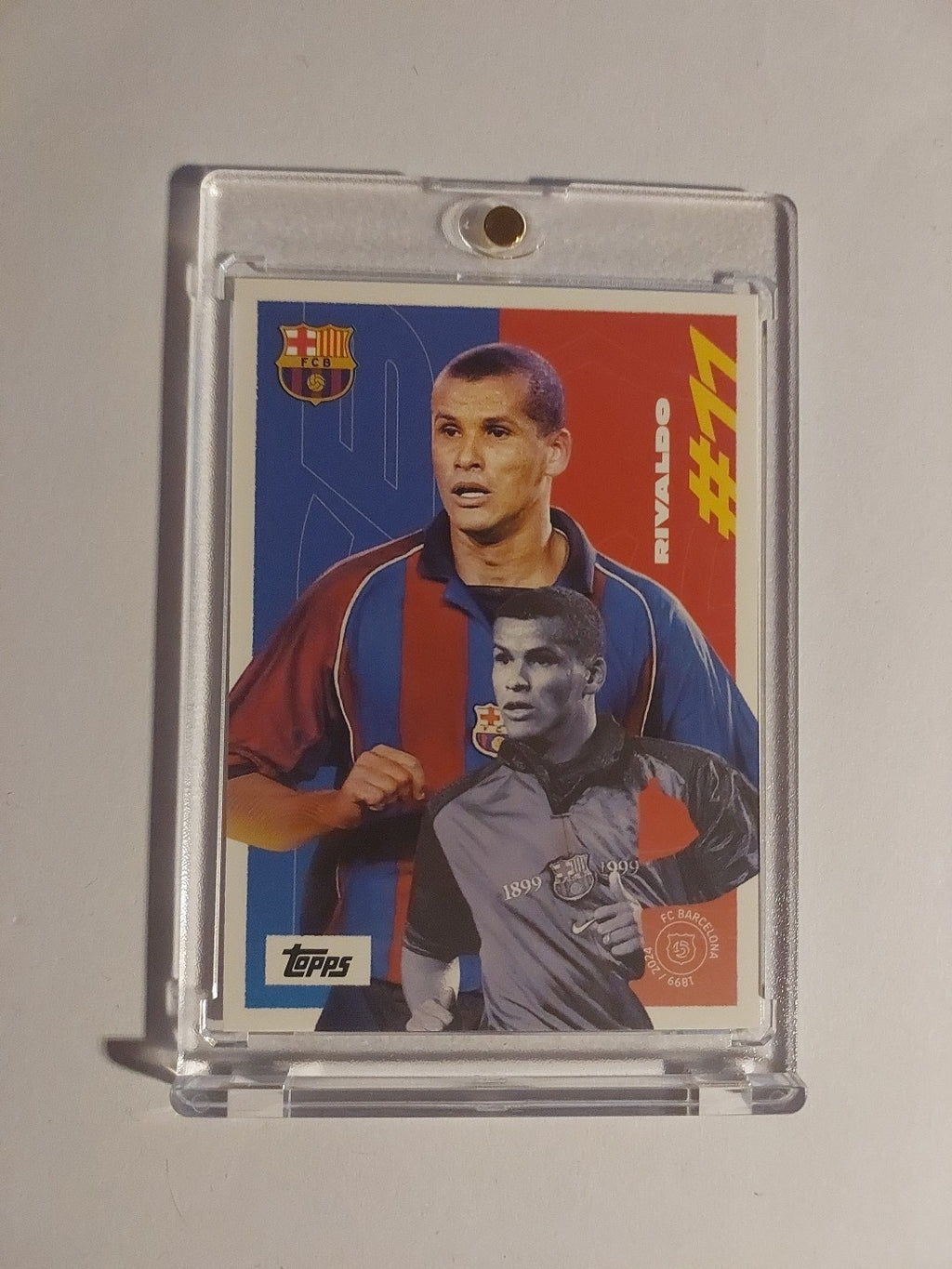 Topps Barcelona Team Set 2024-25 Rivaldo Limited Edition Parallel – Bild 1