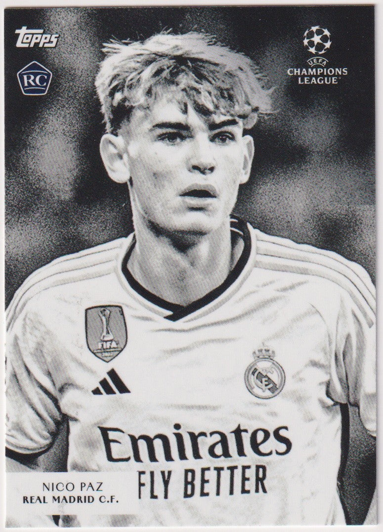 Topps Simplicidad 2024-25 Nico Paz Rookie Real Madrid C.F. Parallel Rare – Bild 1