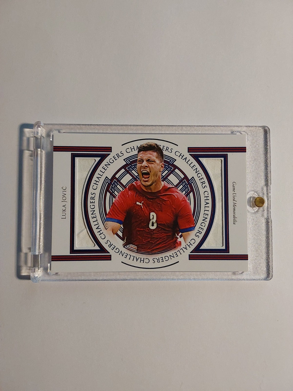 Futera Unique 2025 Luka Jovic Patch Relic AC Mailand Parallel 9/10 Ultra Rare – Bild 1