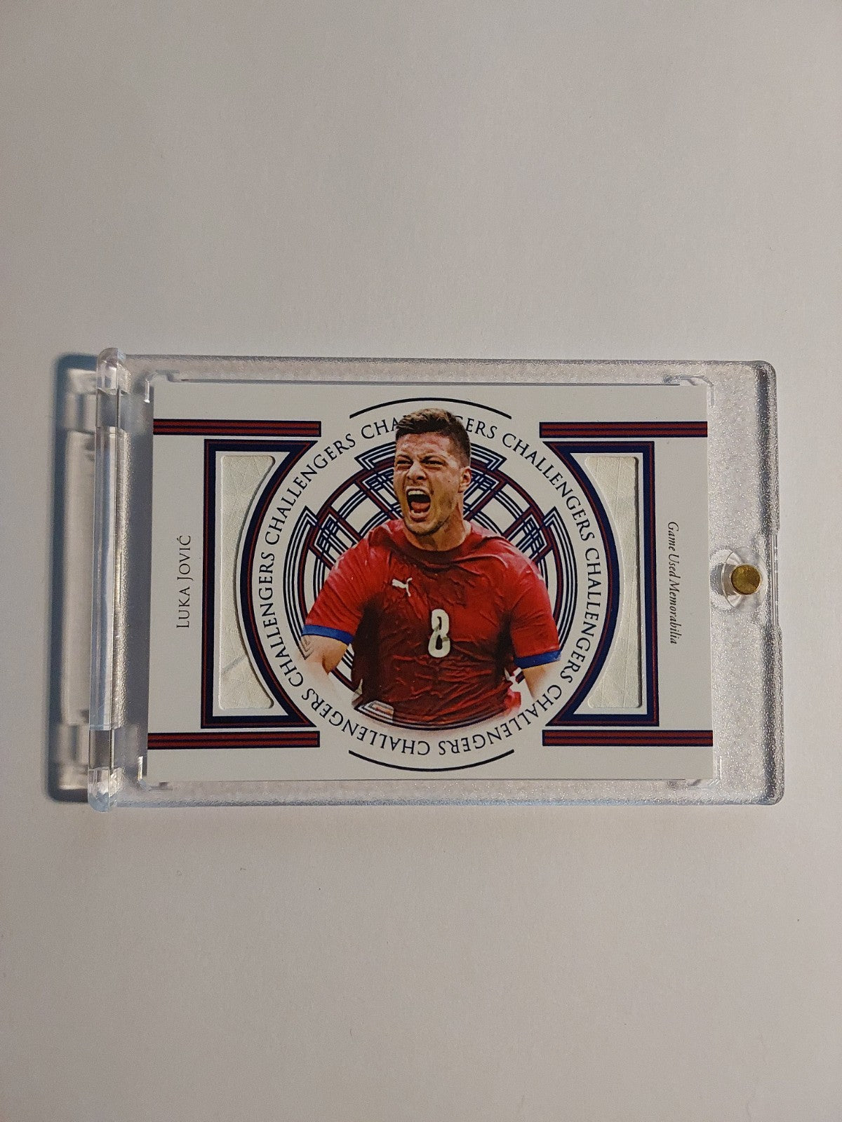 Futera Unique 2025 Luka Jovic Patch Relic AC Mailand Parallel 9/10 Ultra Rare – Bild 1