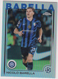 Topps Chrome 2024-25 Nicolò Barella FC Internazionale Milano Parallel Refractor – Bild 1