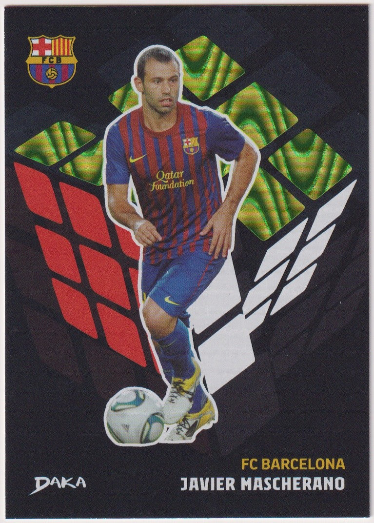 Daka GC-26 2024-25 Javier Mascherano FC Barcelona Parallel 183/199 Refractor – Bild 1
