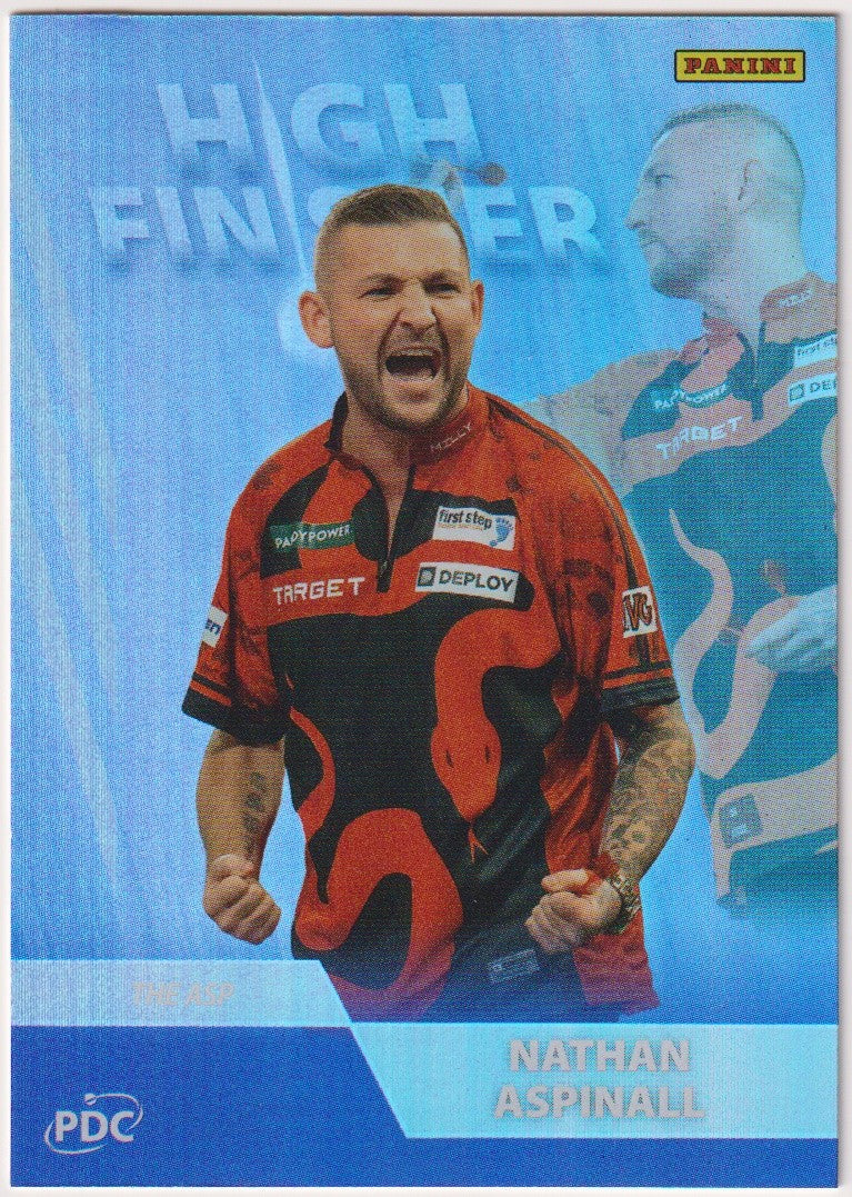 Panini PDC World Championship 2026 Nathan Aspinall "The ASP" Refractor Parallel – Bild 1