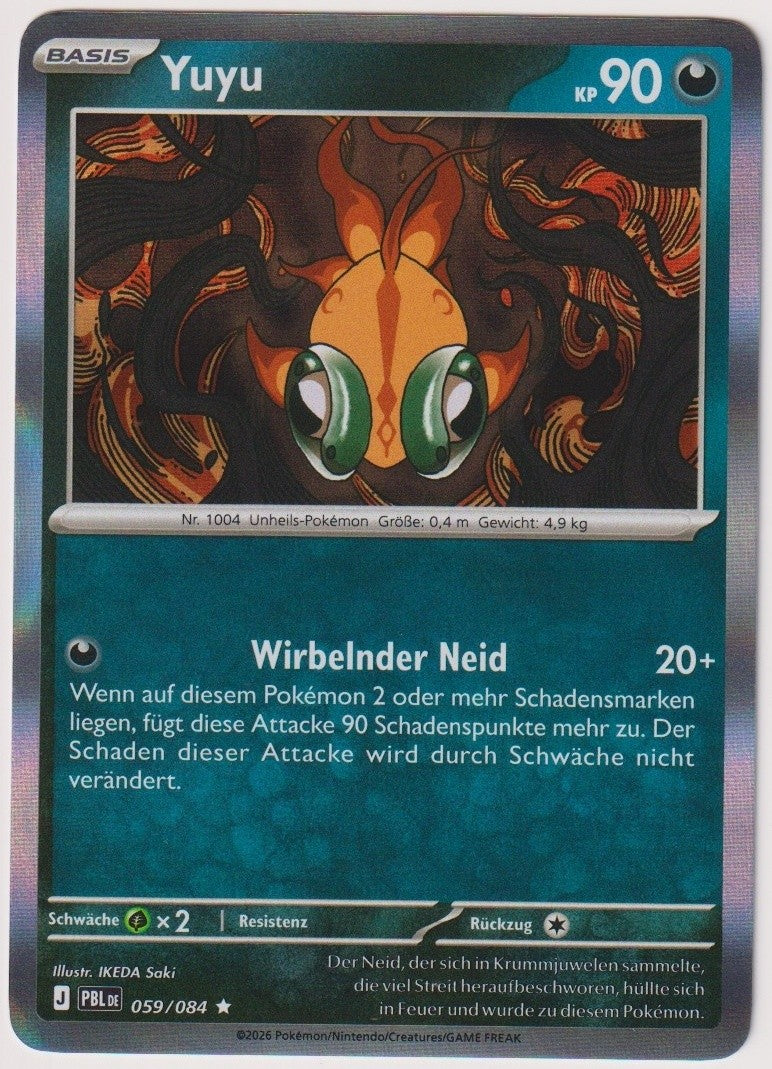 Pokemon TCG Chi-Yu #59/084 Rare (R) Holo Deutsch 2026 – Bild 1