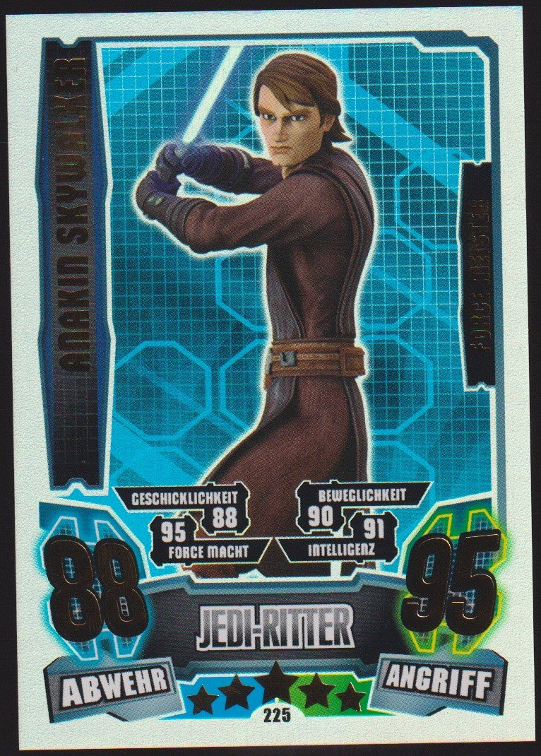 Topps Star Wars 2013 Anakin Skywalker Republik Jedi-Ritter TCG Rare #225 – Bild 1