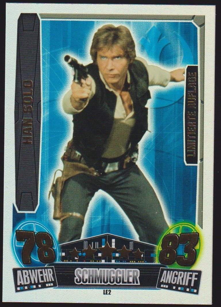 Topps Star Wars 2013 Han Solo Schmuggler Limited Edition TCG Rare Nr. LE2 – Bild 1