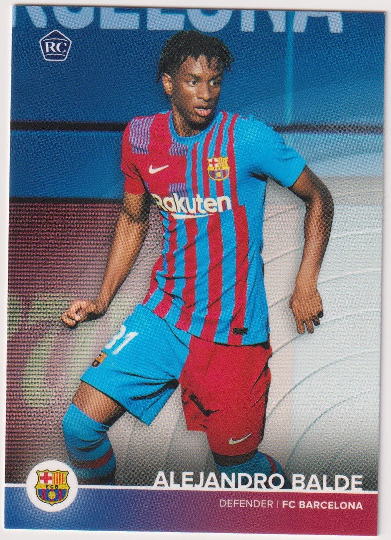 Topps 2021-22 Alejandro Balde Rookie FC Barcelona Parallel Rare – Bild 1