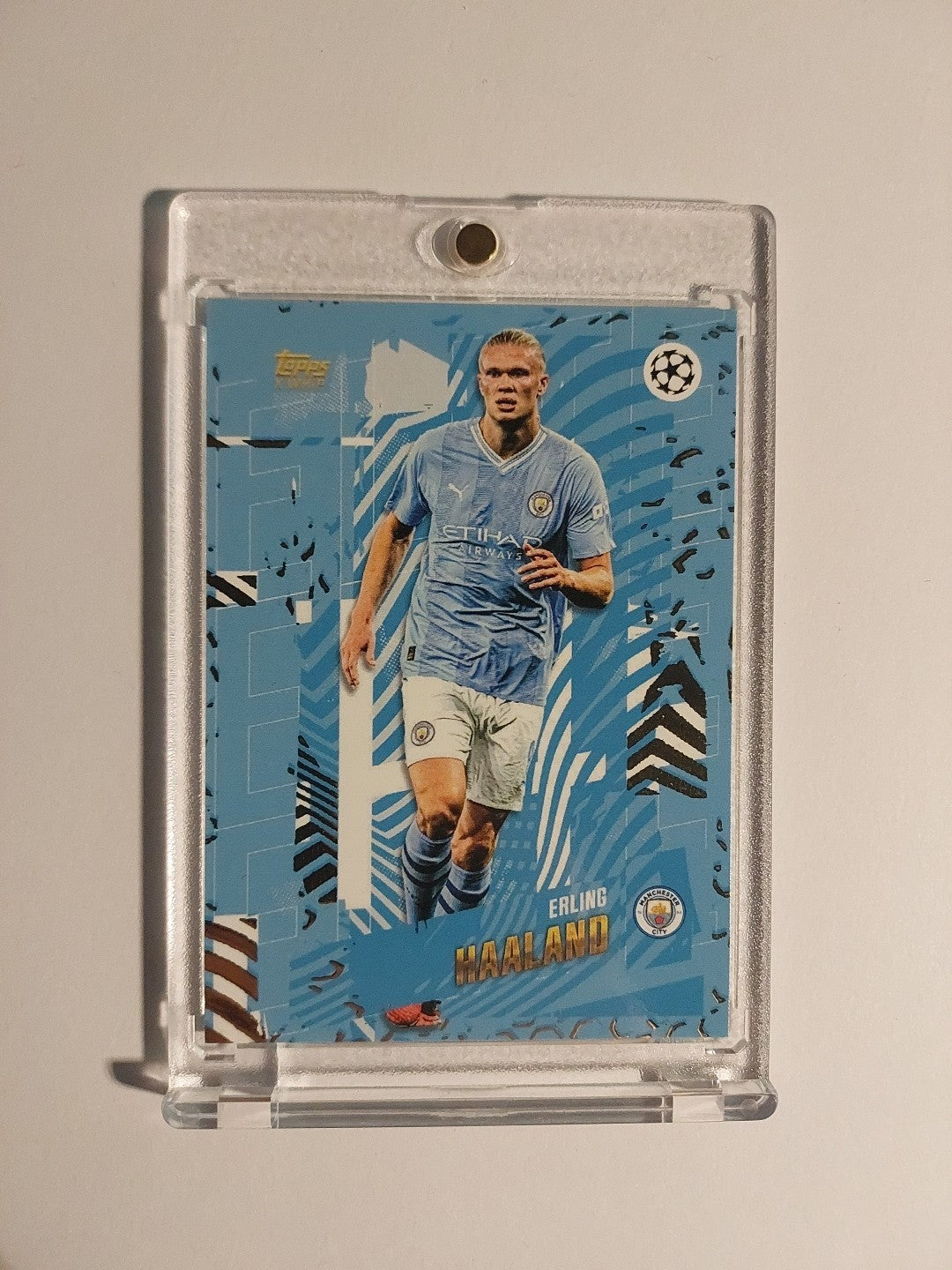 Topps UCC Gold 2023-24 Erling Haaland Manchester City Parallel Ultra Rare Hit – Bild 1