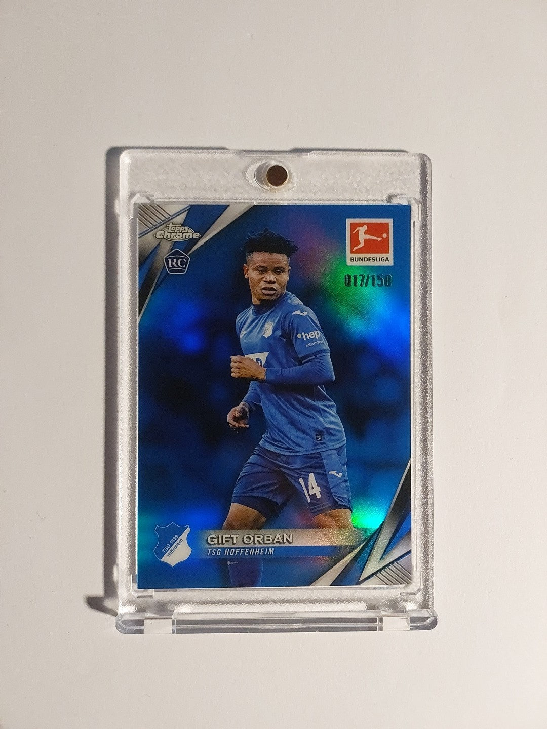 Topps Chrome Bundesliga 2025-26 Gift Orban Hoffenheim Parallel 17/150 Refractor – Bild 1