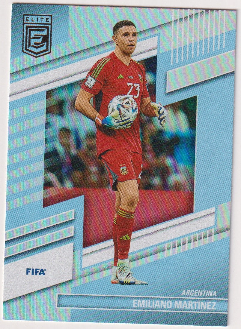 Panini Elite FIFA Soccer 2022-23 Emiliano Martínez Argentina Parallel Rare – Bild 1