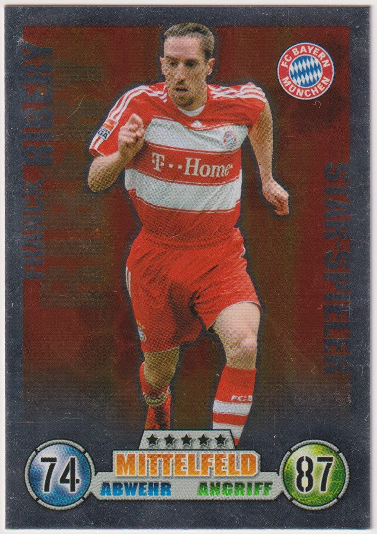 Topps Match Attax Frank Ribery FC Bayern München Parallel Rare – Bild 1