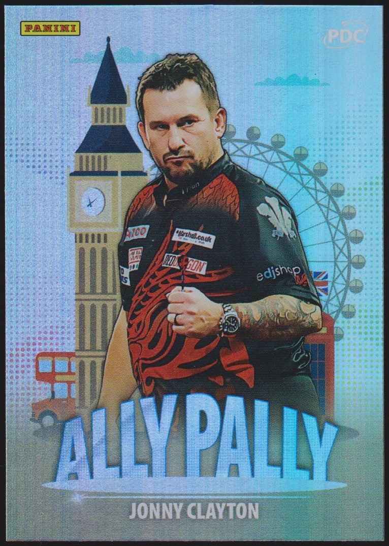 Panini PDC World Championship 2026 Jonny Clayton "The Ferret" Refractor Parallel – Bild 1