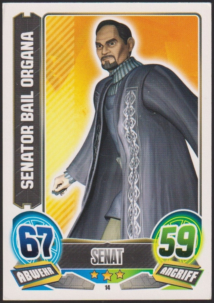 Topps Star Wars 2004 Bail Organa Republik Senator TCG Rare #67 – Bild 1