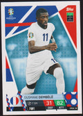 Topps Match Attax 2023-24 Ousmane Dembélé UEFA Euro 2024 Germany Parallel Rare – Bild 1