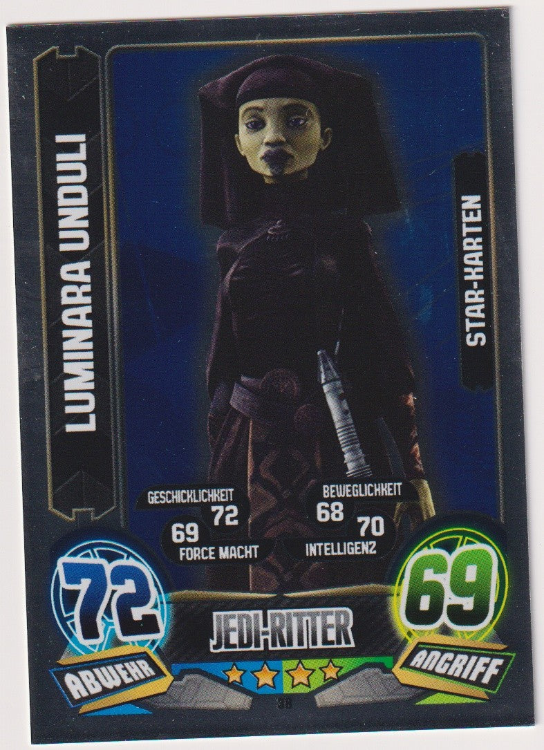 Topps Star Wars 2015 Luminara Unduli Republik Jedi-Ritter TCG Rare – Bild 1