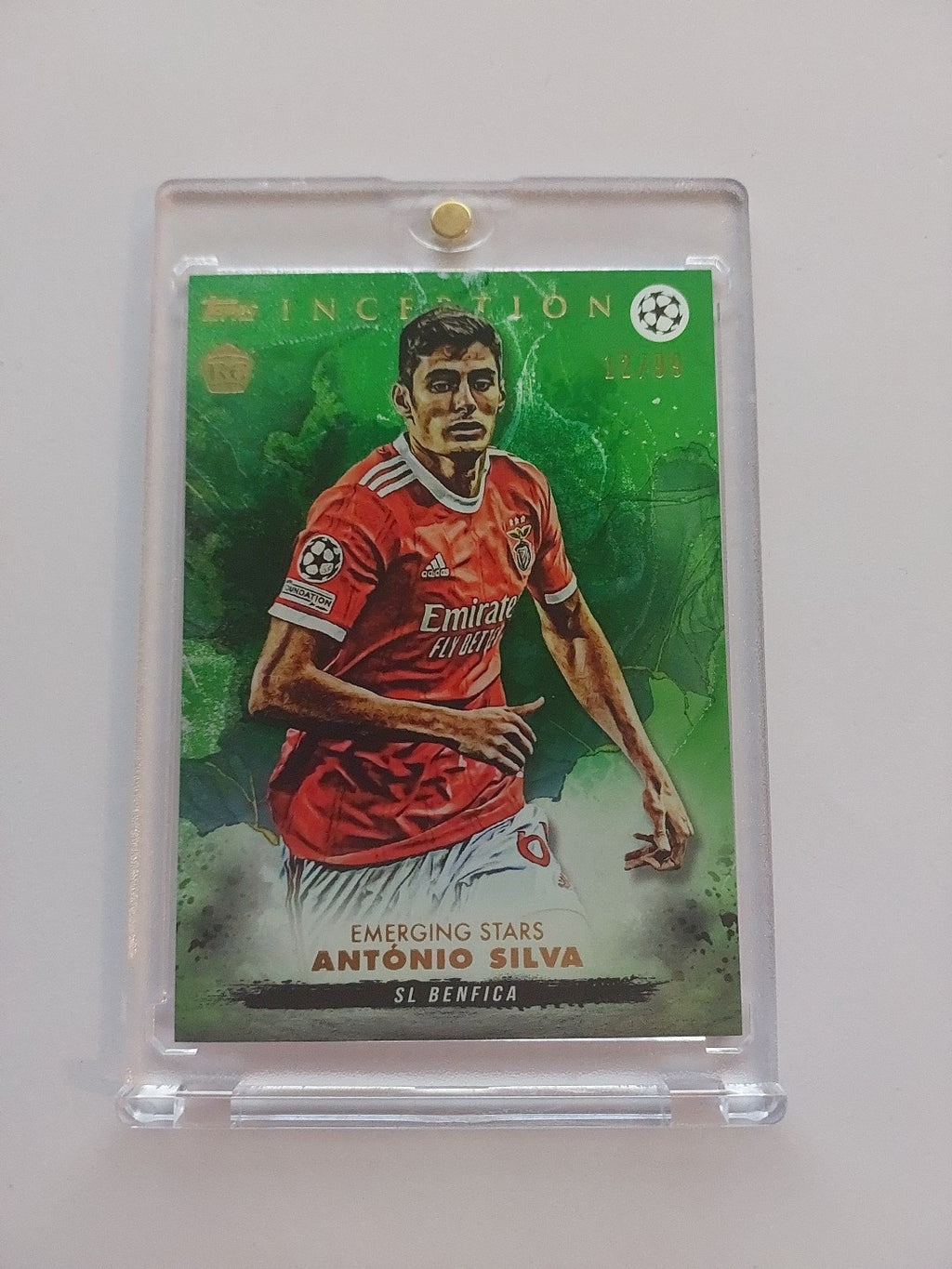 Topps Inception 2022/22 Antonio Silva Benfica Lissabon Parallel 12/99 Rookie Hit – Bild 1