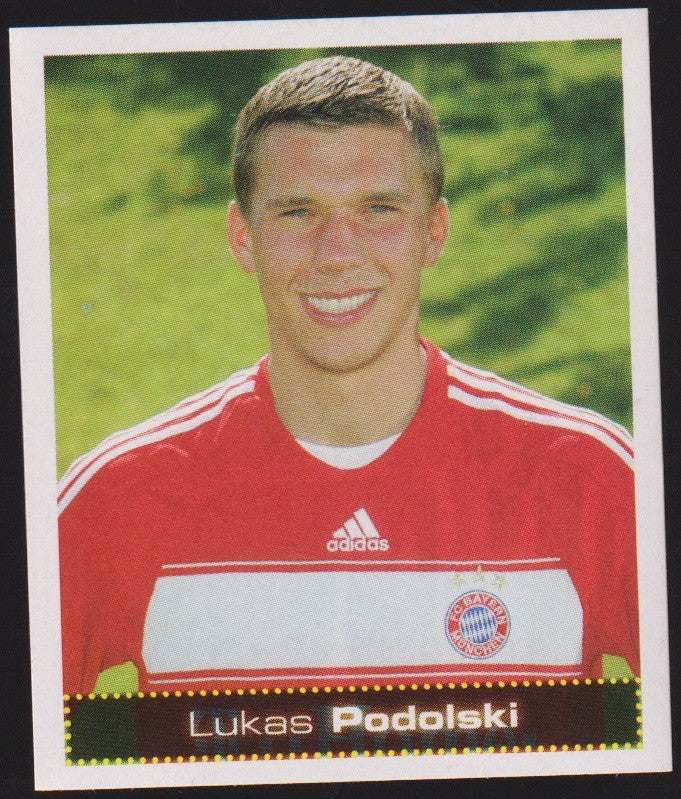 Panini Bundesliga 2007-08 Lukas Pdolski Bayern München Vintage Parallel – Bild 1