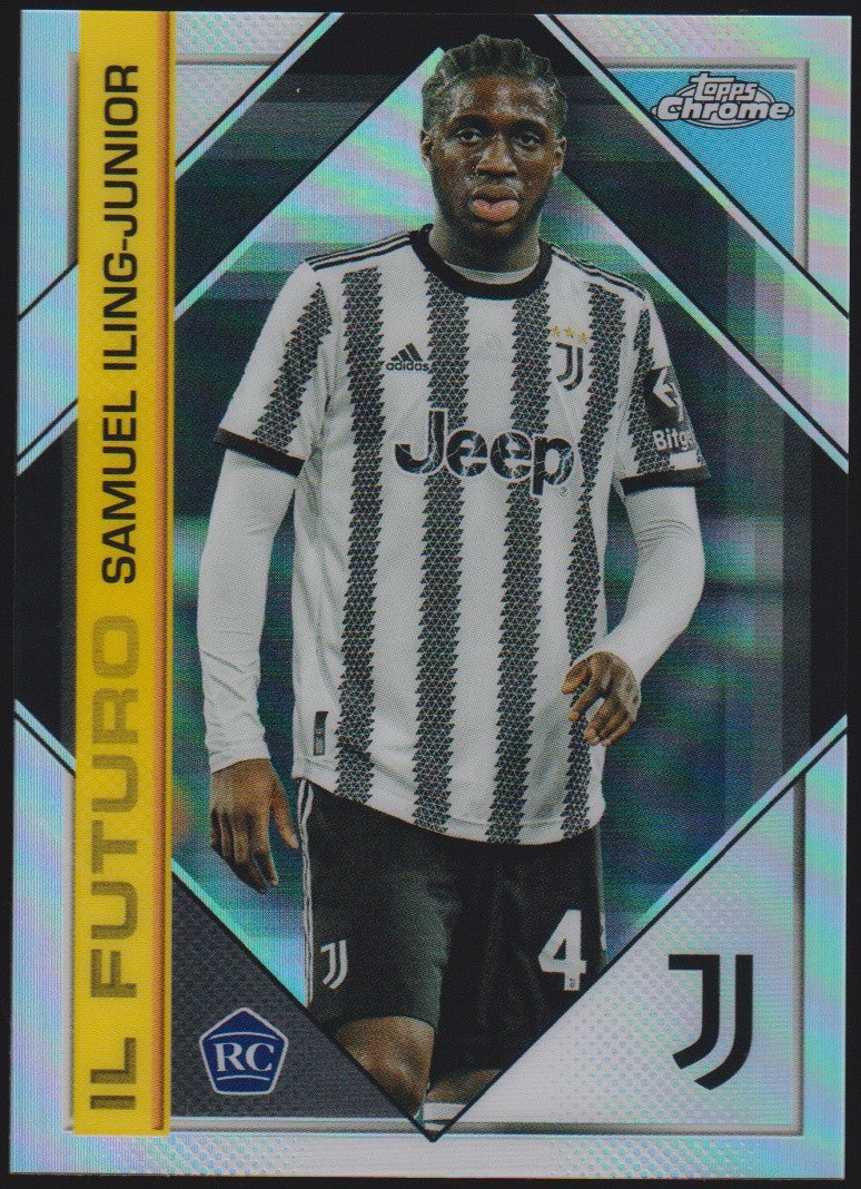 Topps Chrome 2023-24 Samuel Iling-Junior Rookie Juventus Parallel Nr. PP-9 – Bild 1