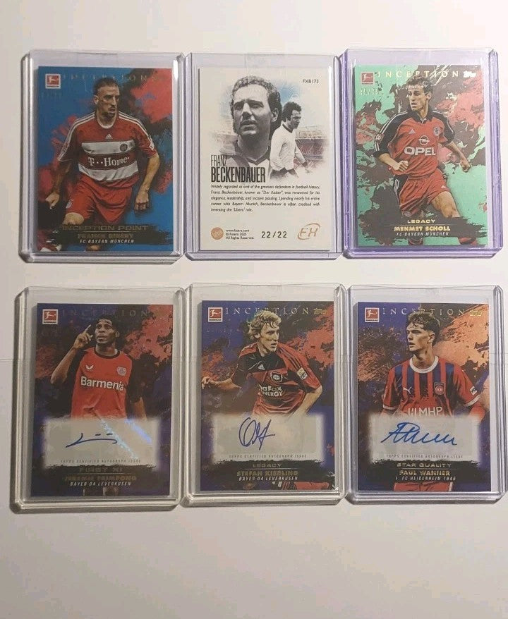 Topps Fußball Lot 20 Karten + 1 Garantierte Numbered oder Relic oder Autogramm – Bild 1